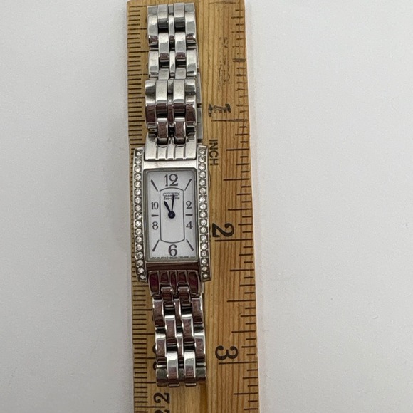 Citizen Eco-Drive Women\'s Silver Tone Crystal‎ Accent Watch Untested Battery main image 11